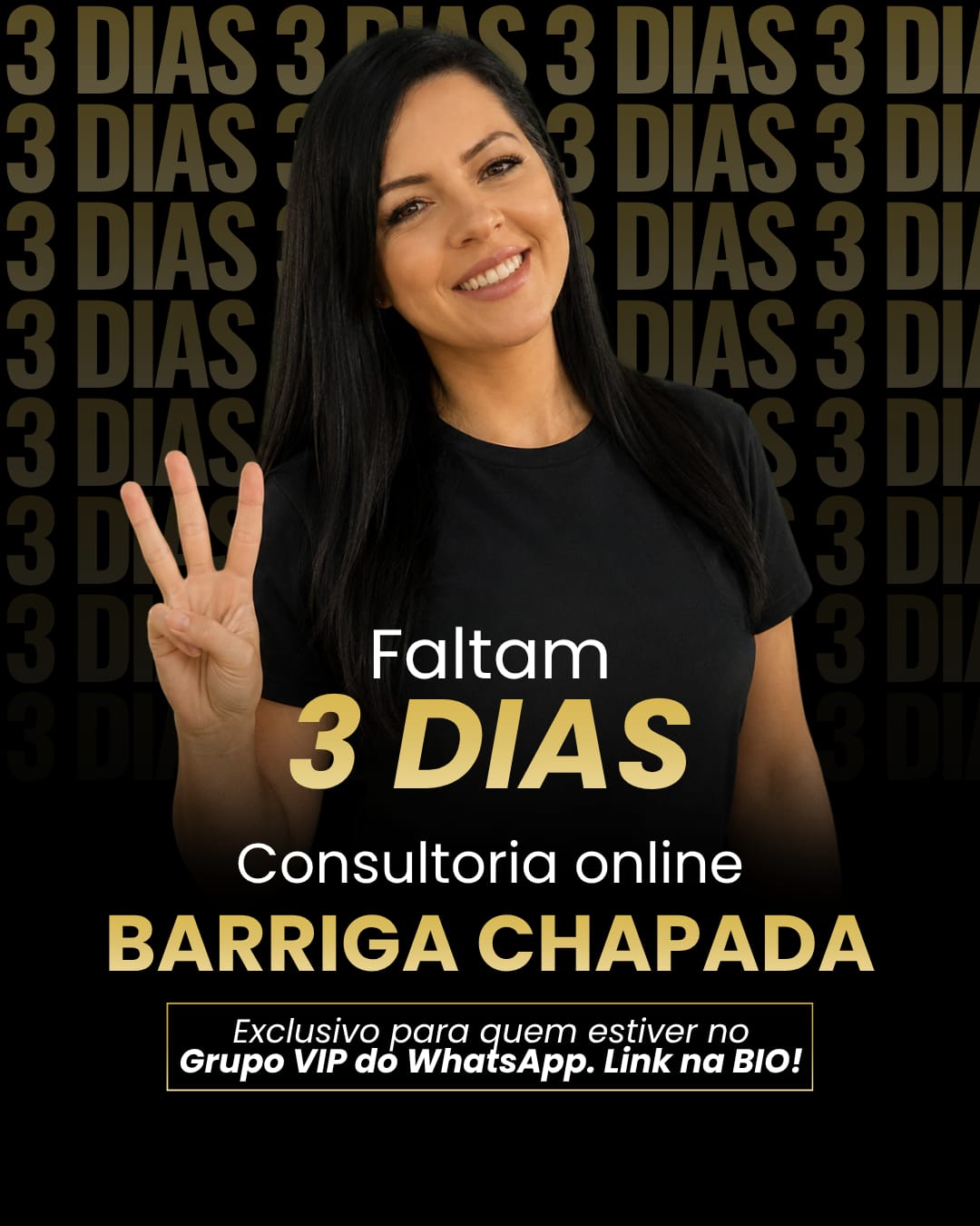Peça de campanha para consultoria online Barriga Chapada