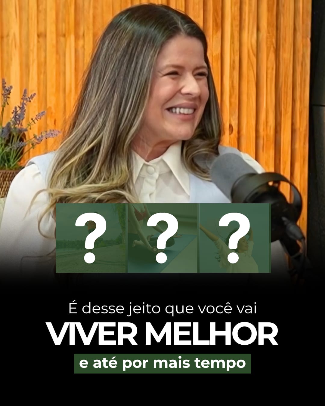 Peça de conteúdo sobre saúde e bem-estar