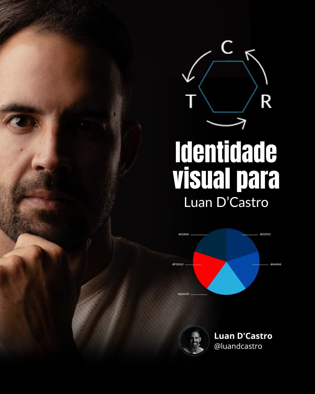 Peça de identidade visual para o cliente Luan D'Castro