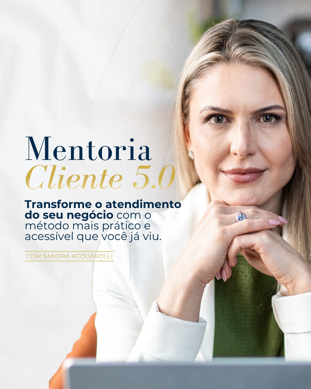 Peça de divulgação da Mentoria Cliente 5.0